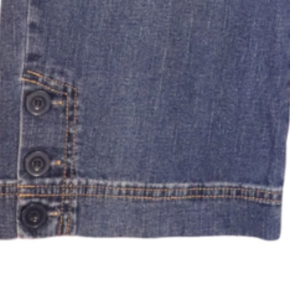 DENIM BLUE JEAN CAPRIS WOMENS SIZE 6 - Picture 3 of 3